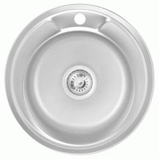 Кухонна мийка WEZER 490(08) Satin 490x180 мм + сифон