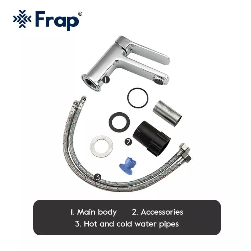 Смеситель для умывальника Frap F1061, хром