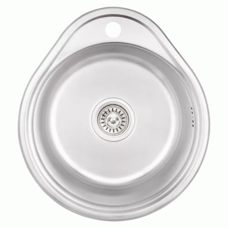 Кухонная мойка WEZER 4843(06) Decor 480x430x160 мм + сифон