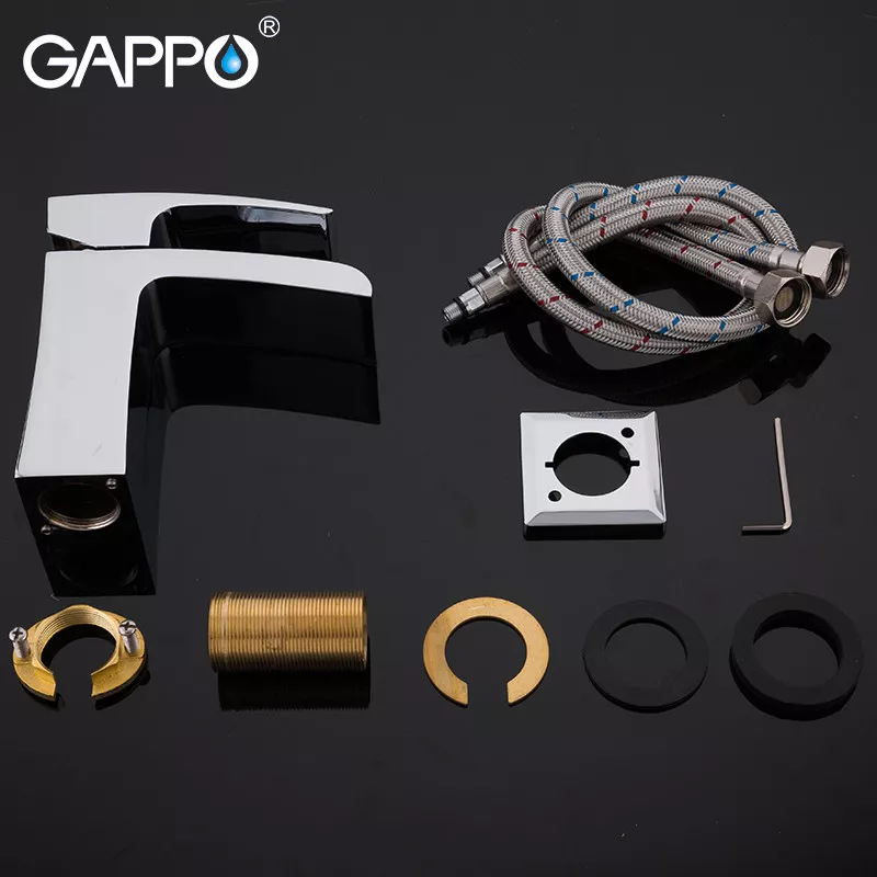 Смеситель для умывальника GAPPO G1007-20, хром