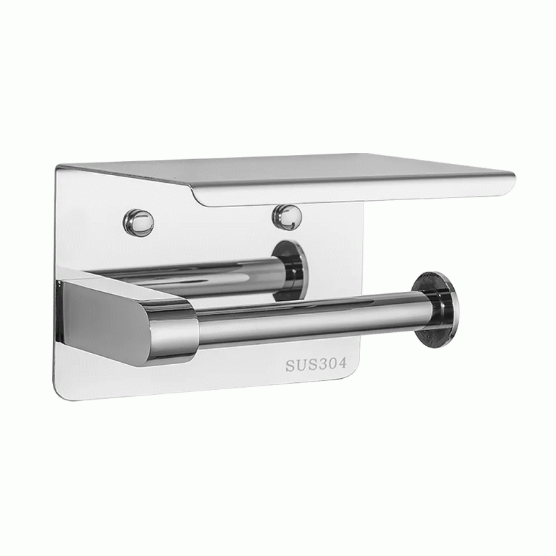 F502 бумагодержатель с полкой FRAP F502 хром