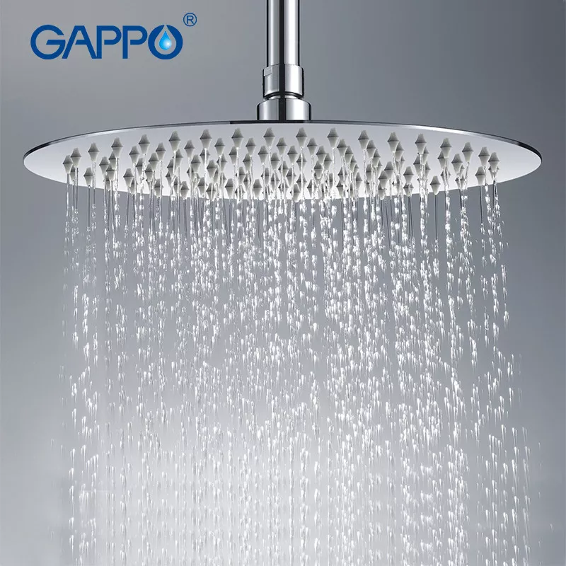 Тропический душ GAPPO G29, Ø200 мм, нержавеющая сталь, хром