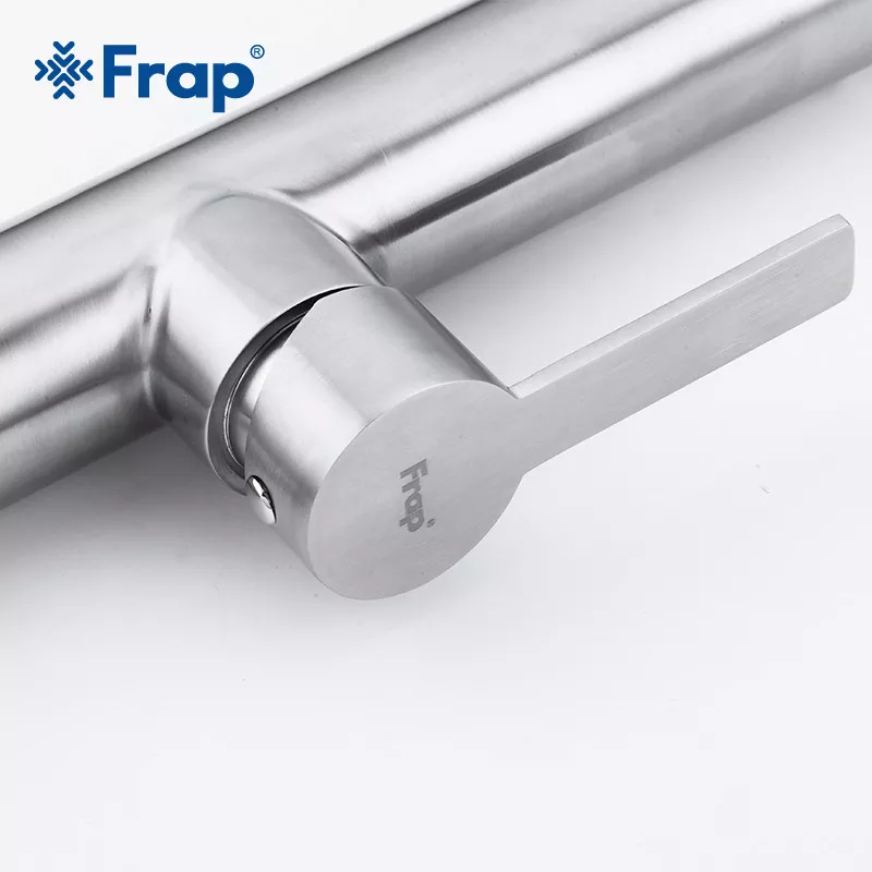 Смеситель для умывальника Frap F10899-1, нержавеющая сталь.