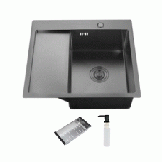 Мийка для кухні ITAL 580x510x215мм (3.0/0.8 мм) ID 5851 R-B PVD Black