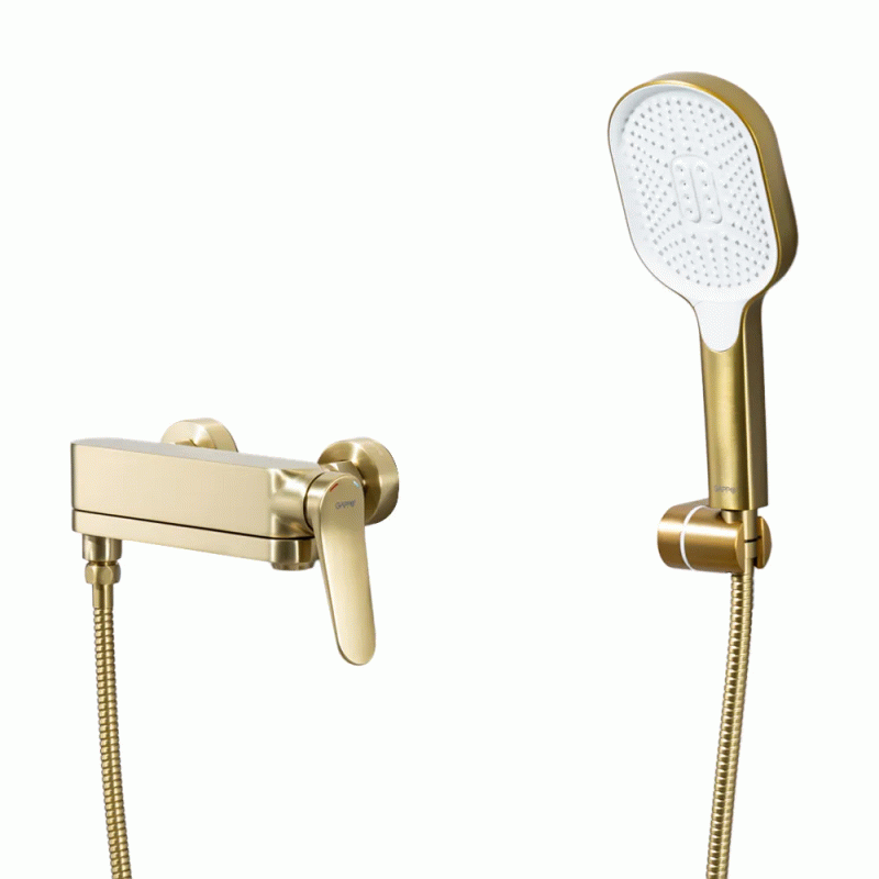  Смеситель в ванну с душем Gappo G3210-3 золото