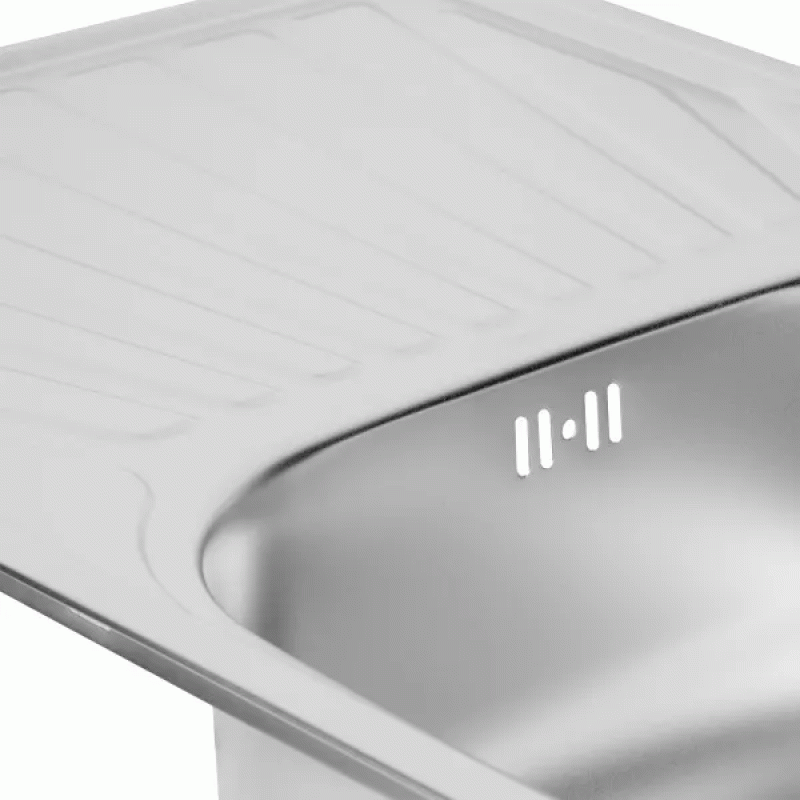 Кухонная мойка WEZER 7848(08) Satin 780x480x180 мм + сифон