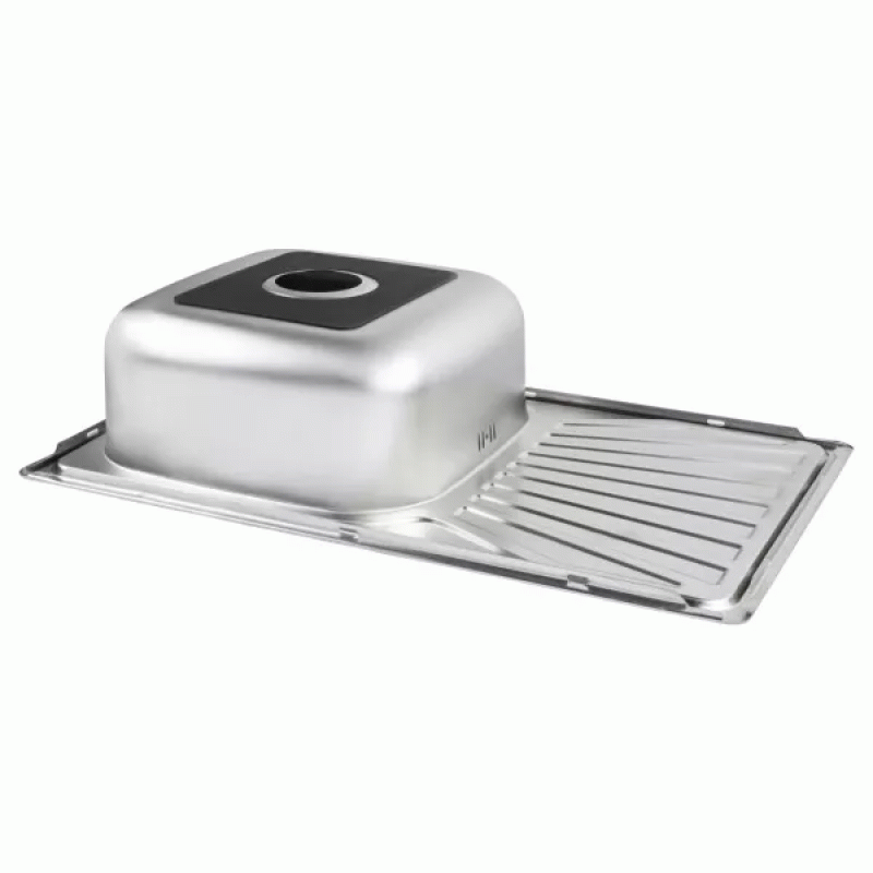 Кухонная мойка WEZER 7848(08) Desor 780x480x180 мм + сифон