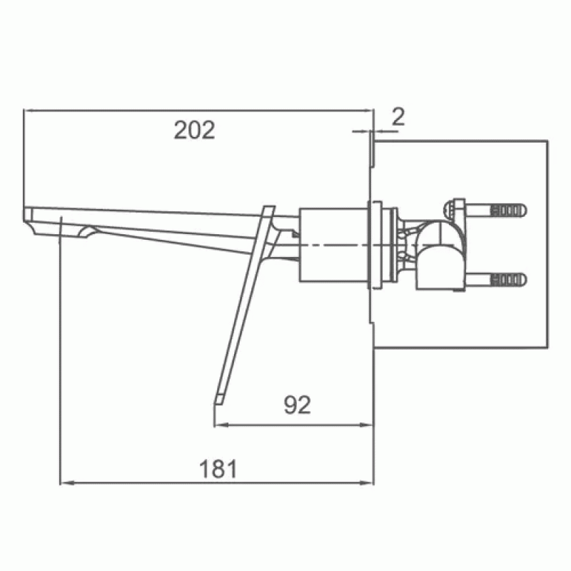 Смеситель для умывальника Frap F1058-22, белый/хром