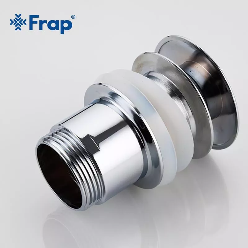 Донный клапан Frap F60, автомат, 1 1/4", хром