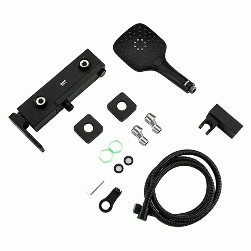 Смеситель для ванны GAPPO G3217-6, черный