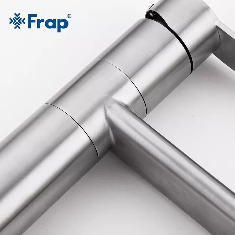 Смеситель для умывальника Frap F10899, нержавеющая сталь.