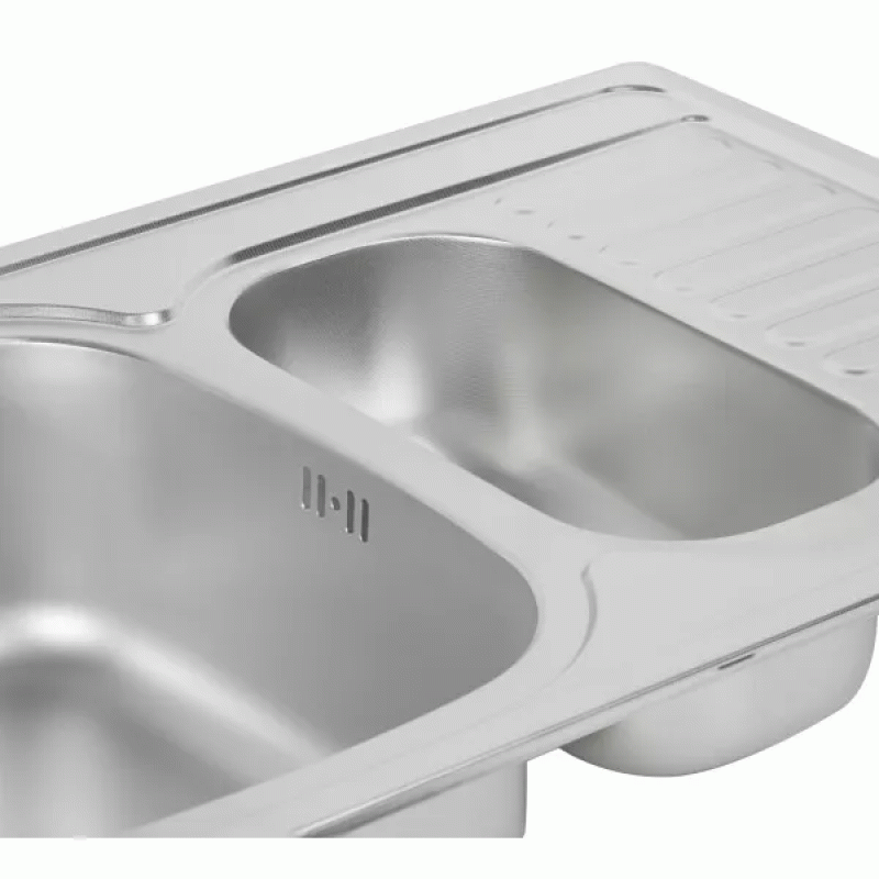Кухонна мийка WEZER 7850(08) Deсоr 780x500x180 мм + сифон