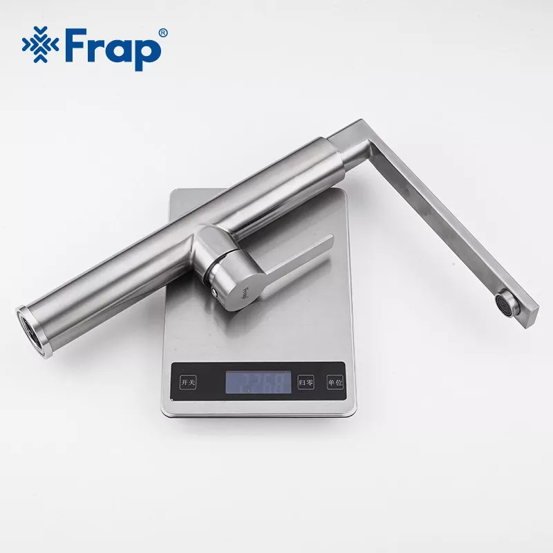 Смеситель для умывальника Frap F10899-1, нержавеющая сталь.