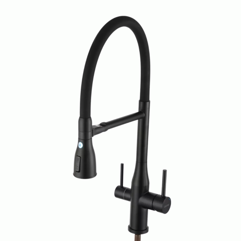 Смеситель для кухни под осмос GAPPO G4399-76 (черный)