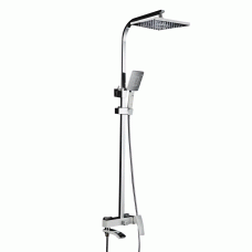 Душевая система GAPPO G2407-8, излив - переключатель на лейку, белый/хром