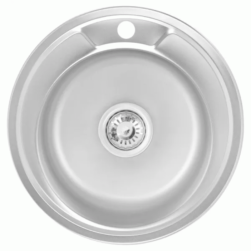Кухонная мойка WEZER 490(06) Satin 490x180 мм + сифон