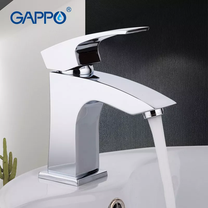 Смеситель для умывальника GAPPO G1007, хром