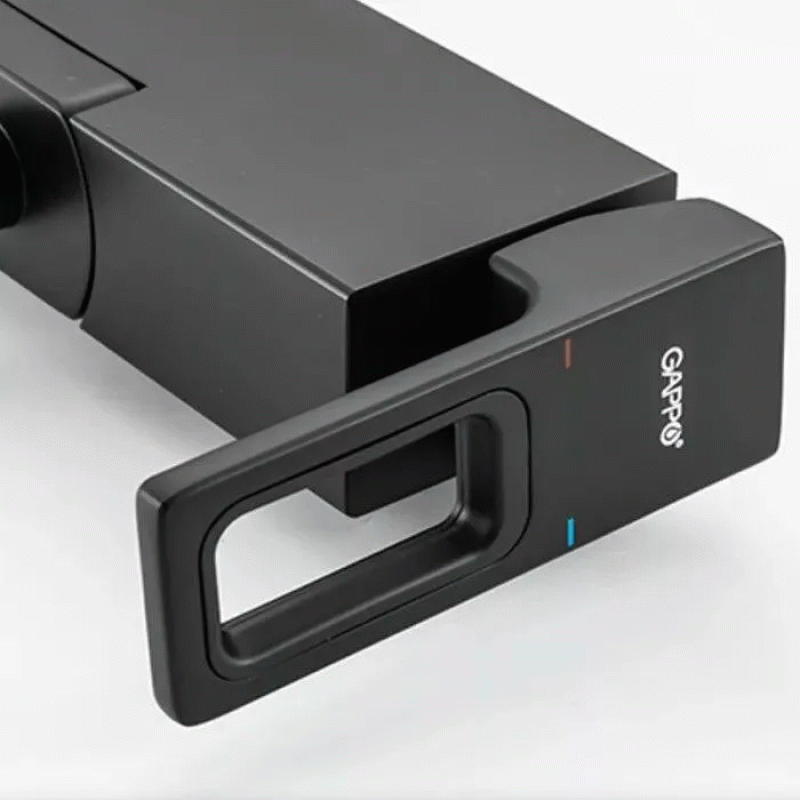 Смеситель для ванны GAPPO G3217-6, черный