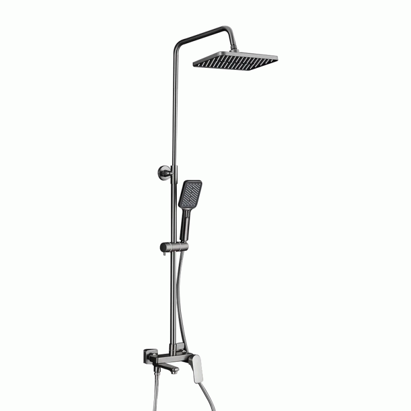  Душевая система тропический душ Frap F2486-9 графит
