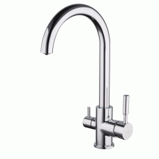 Смеситель на две воды Frap F4352, хром