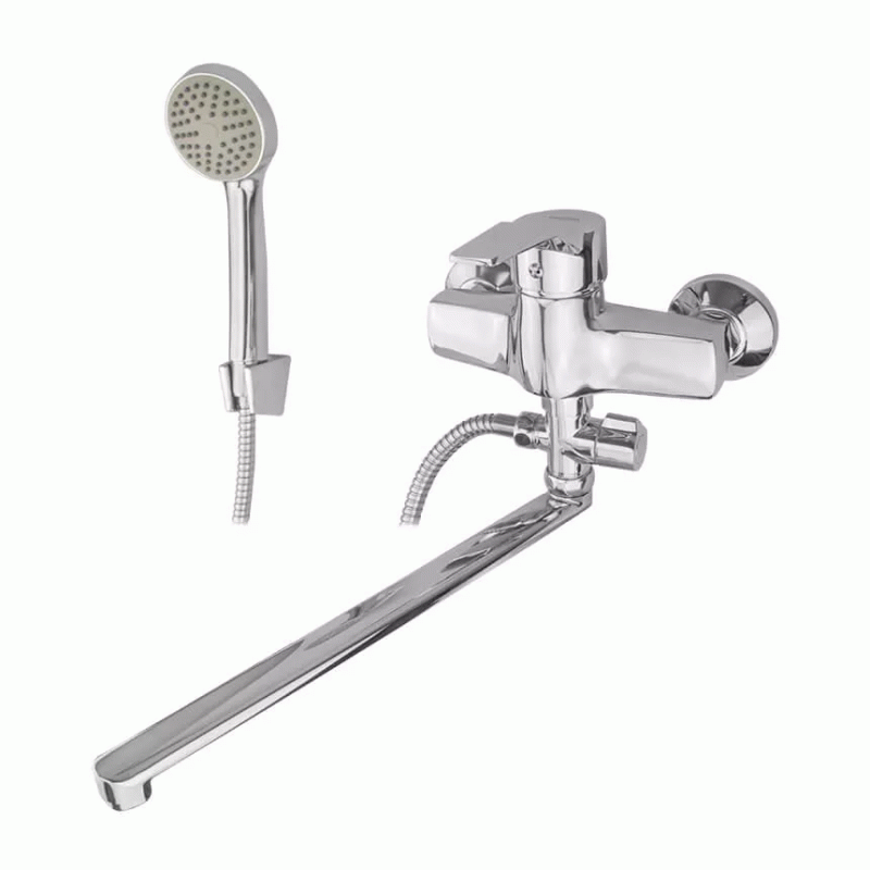 Смеситель для ванны WEZER EDN6-B183, хром