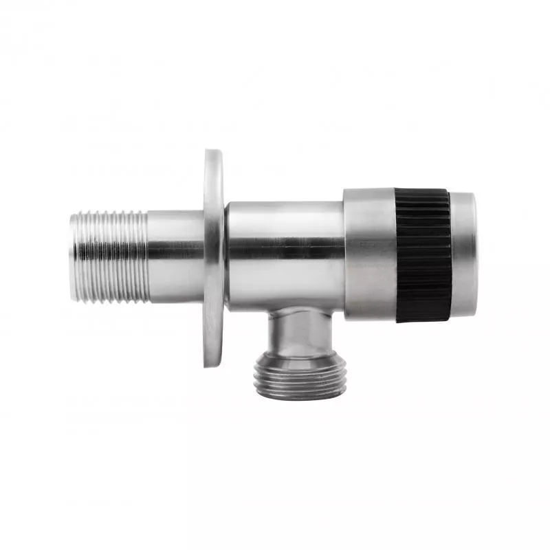 Кран приладовий WEZER SOL21В-12 1/2"x3/4" нержавіюча сталь