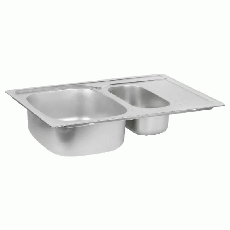 Кухонна мийка WEZER 7850(08) Deсоr 780x500x180 мм + сифон