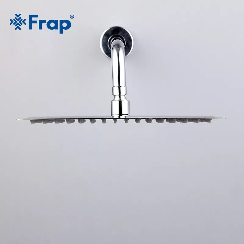 Тропічний душ Frap F28-3 нержавіюча сталь 300х300 мм, хром
