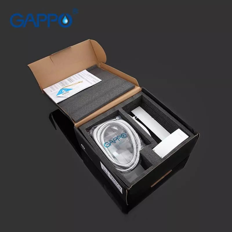 Смеситель для ванны GAPPO G3207-8, белый/хром