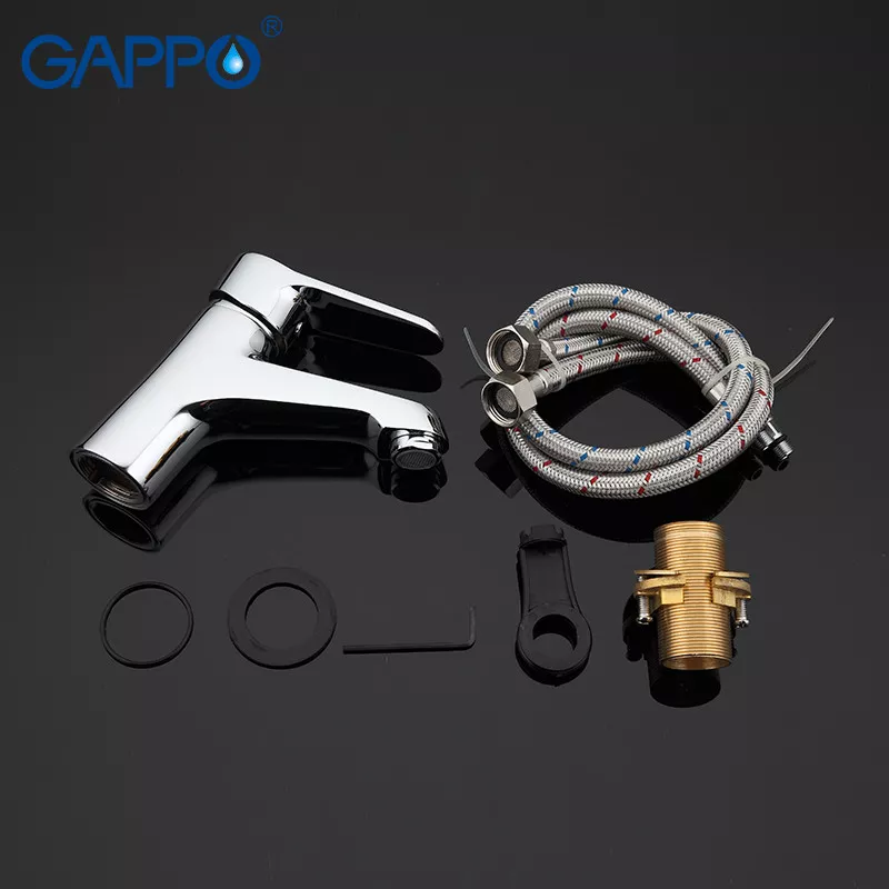 Смеситель для умывальника GAPPO G1036, хром