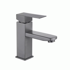 Змішувач для умивальника WEZER PRO1-02-GUNGREY, збройова сталь