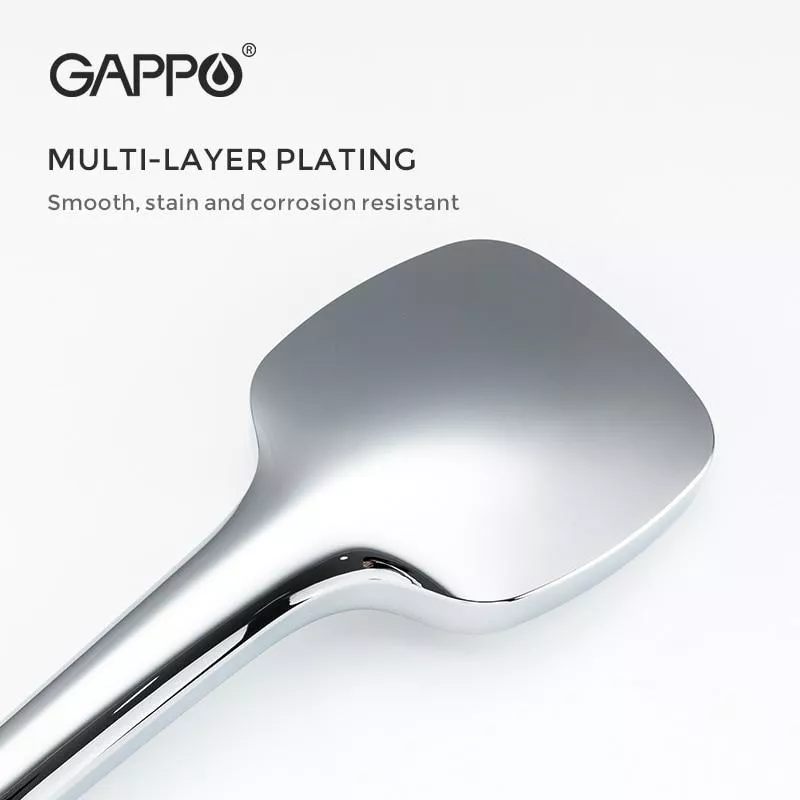 Ручний душ GAPPO G001, 3-режим, білий/хром