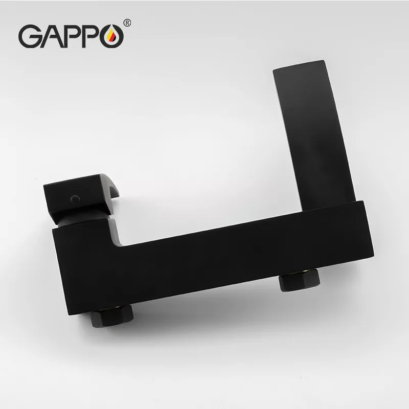 Змішувач для ванни GAPPO G3207-6, чорний