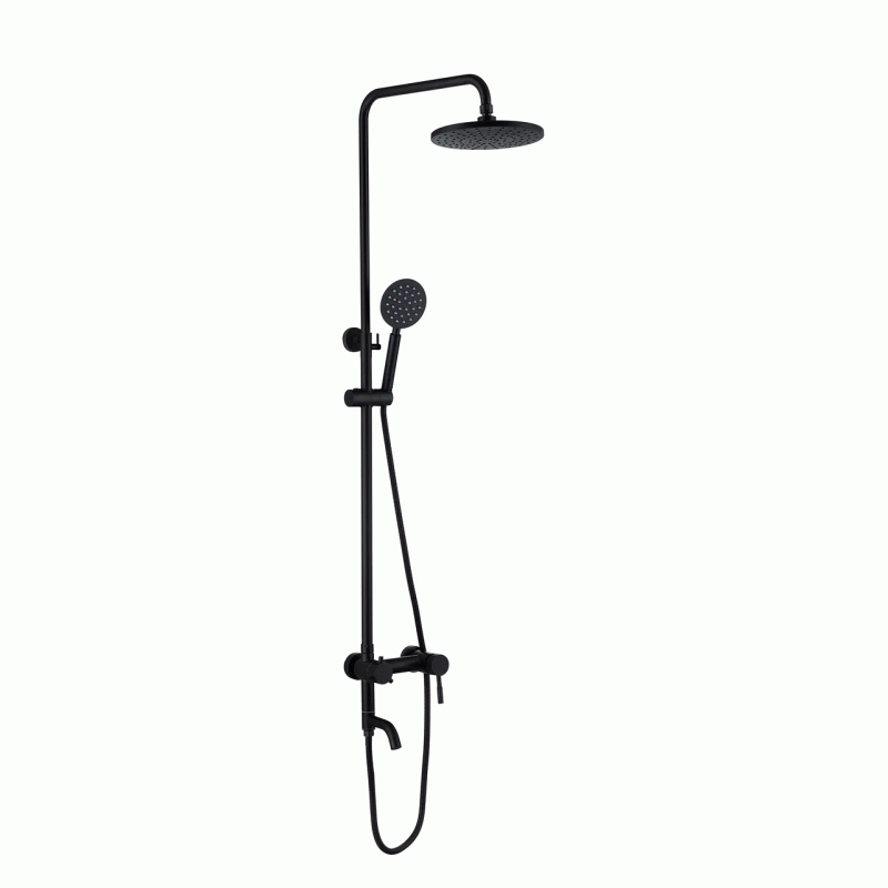 Душевая система Wezer EKO16А-01ВLACK 3х функциональная