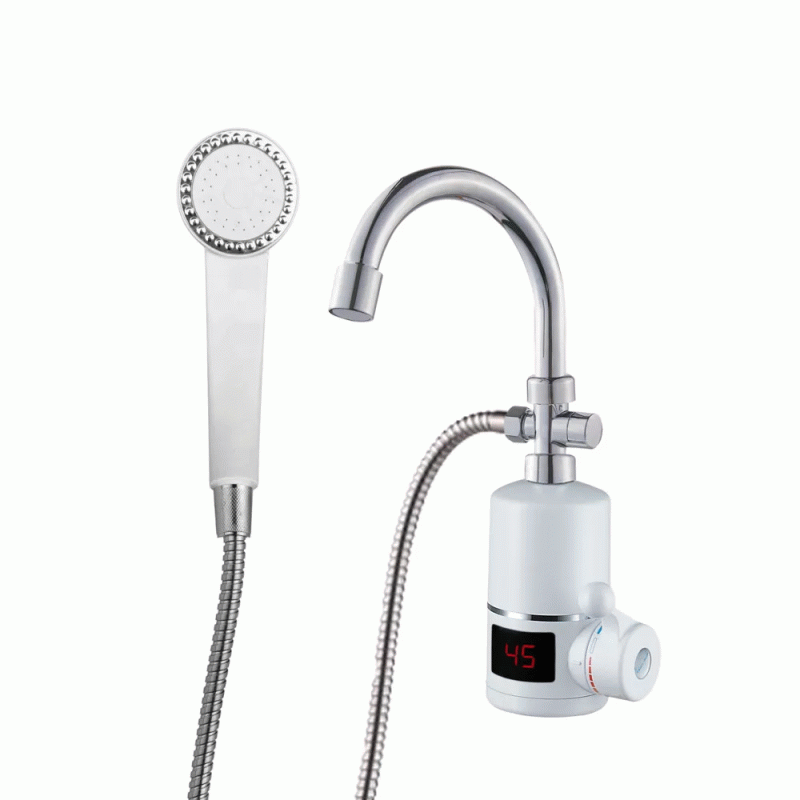 Проточный водонагреватель WEZER SDR-B05WST ванна с датчиком темп.
