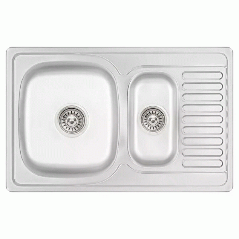 Кухонная мойка WEZER 7850(08) Deсор 780x500x180 мм + сифон