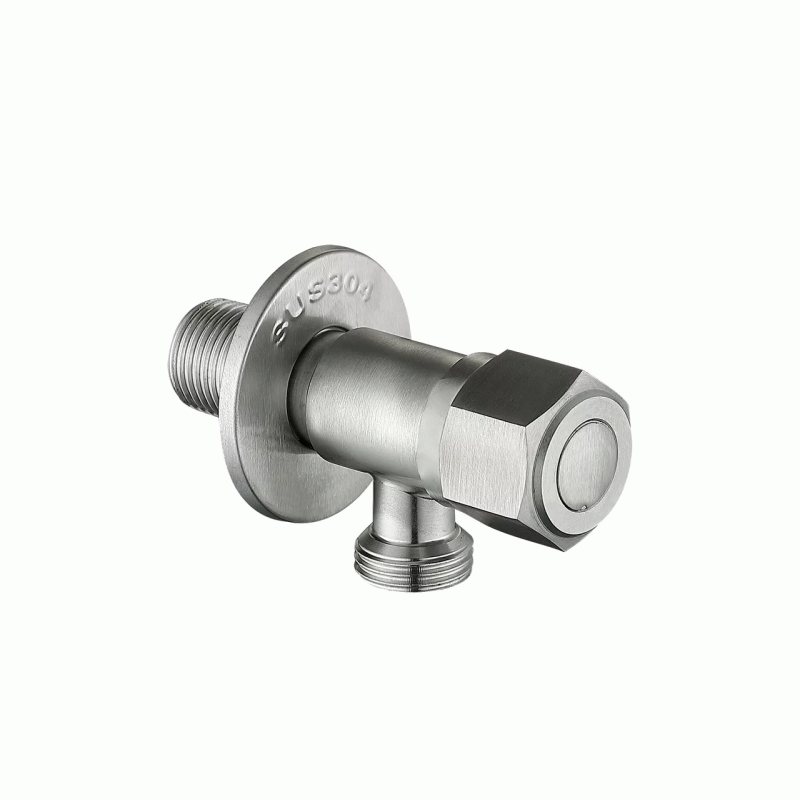 Кран приборный WEZER SOL21A-16 1/2"x1/2" нержавеющая сталь