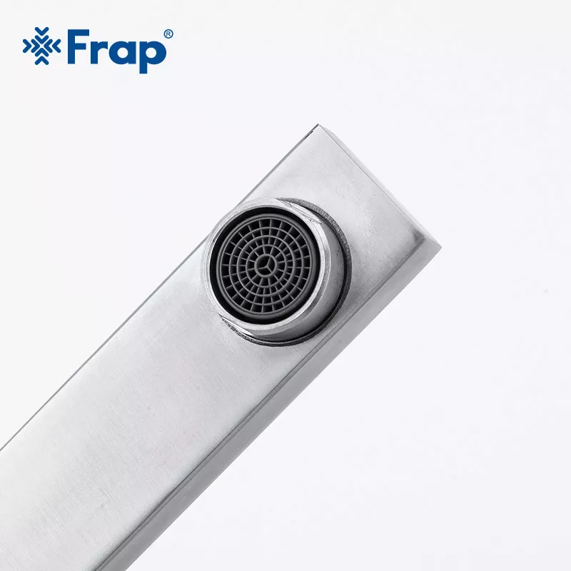 Смеситель для умывальника Frap F10899-1, нержавеющая сталь.