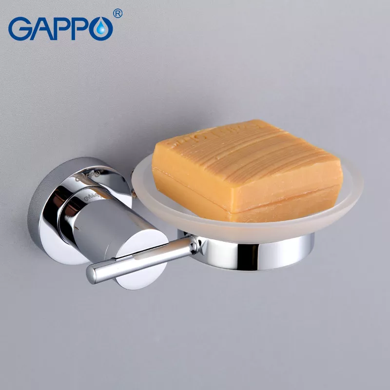 Мильниця настінна GAPPO G1802, латунь, хром