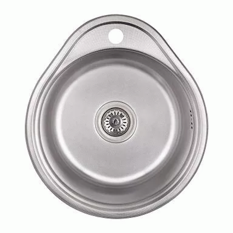 Кухонная мойка WEZER 4843(08) Satin 480x430x180 мм + сифон
