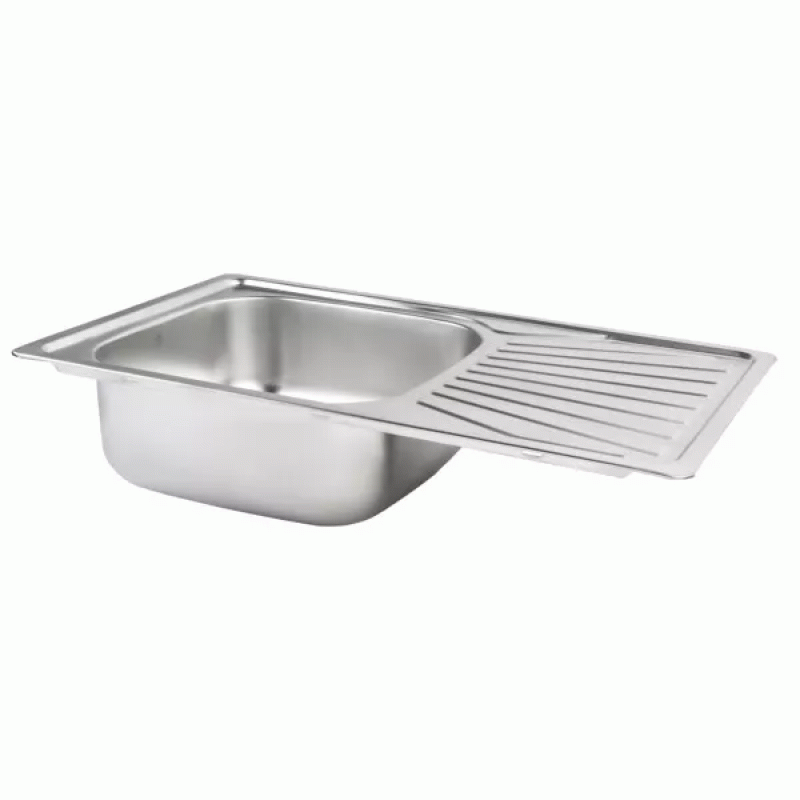 Кухонная мойка WEZER 7848(08) Desor 780x480x180 мм + сифон