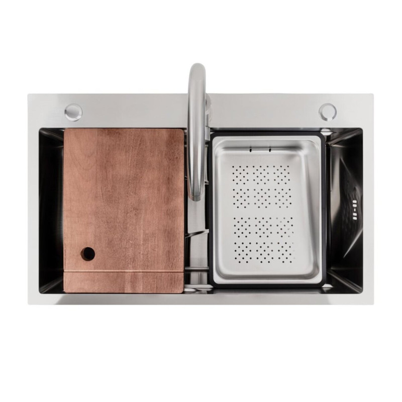 Кухонна мийка Valeso Handmade CM 75*46B Workstation з нержавіючої сталі