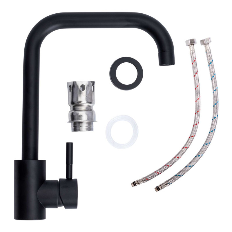 Змішувач кухонний VALESO BG77 (чорний)